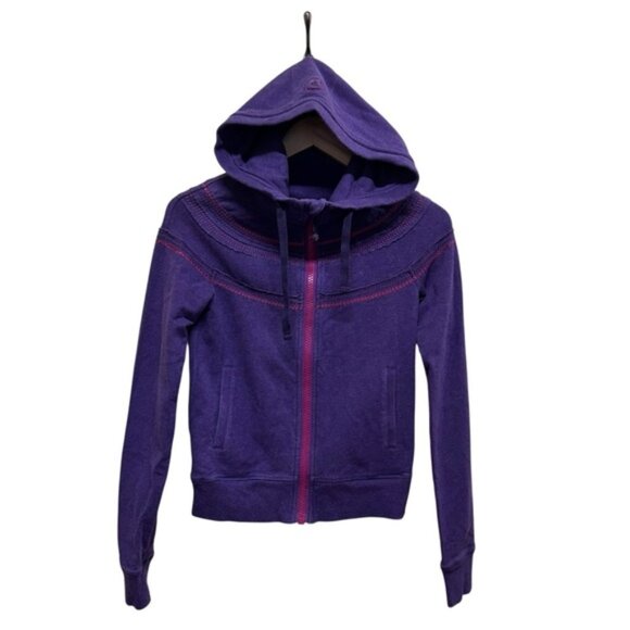 Tops - Lululemon Feel Good Hoodie Purple Pink Jacket Size 4